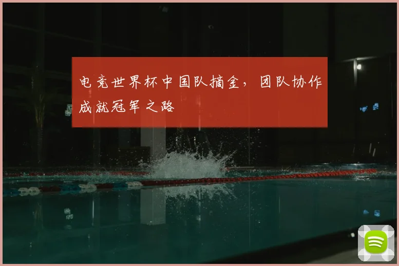 电竞世界杯中国队摘金，团队协作成就冠军之路